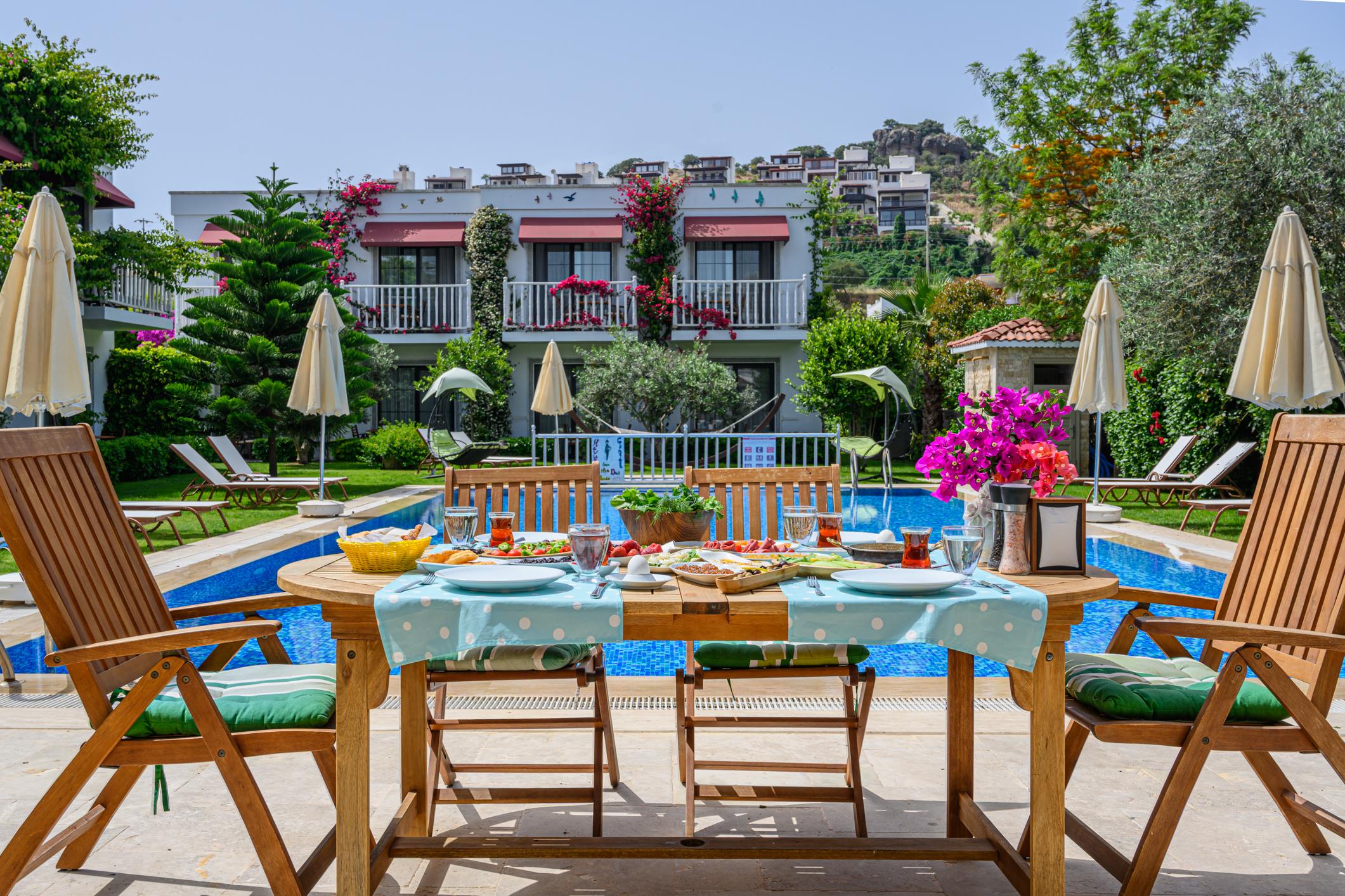 Villa Rustica Hotel Gündoğan Kültér fotó