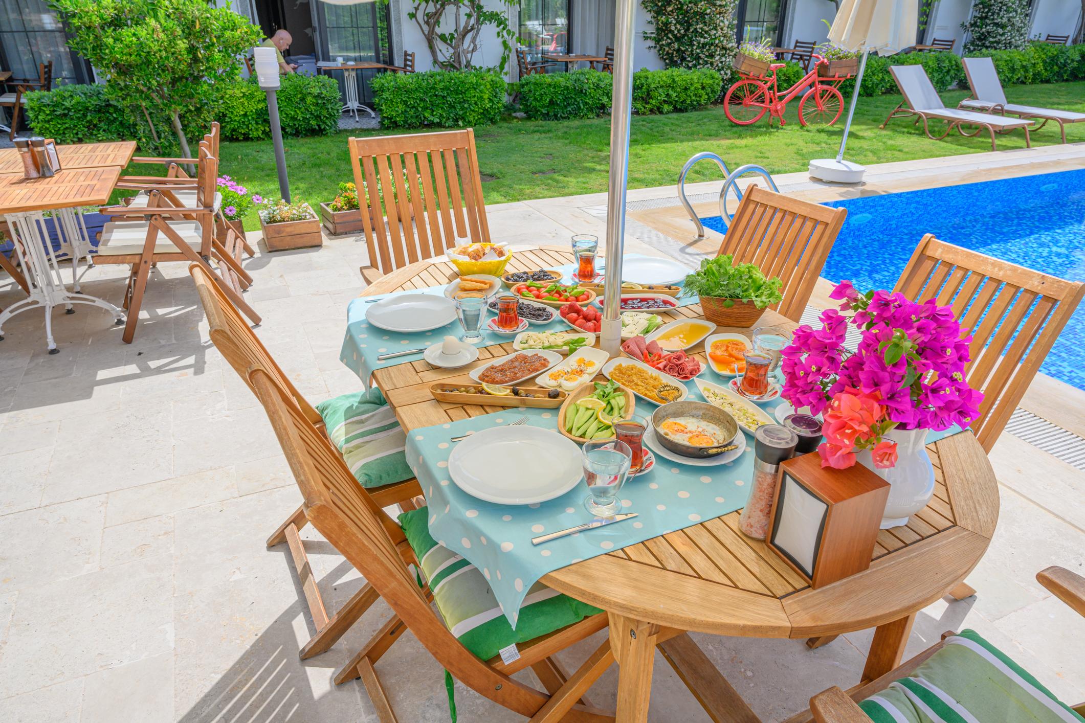 Villa Rustica Hotel Gündoğan Kültér fotó