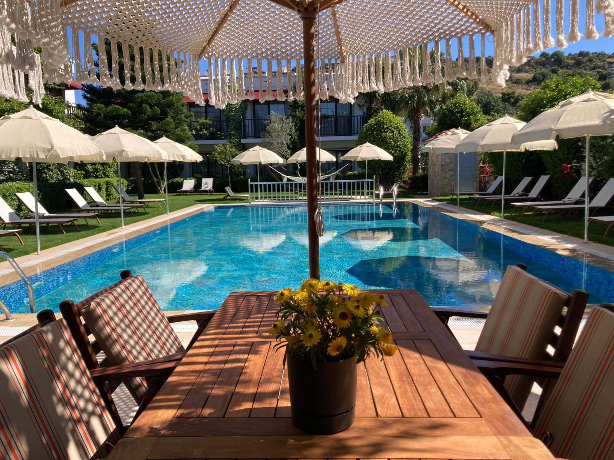Villa Rustica Hotel Gündoğan Kültér fotó